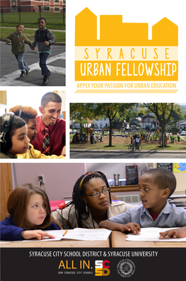Urban Fellowship Apply Your Passion for Urban Education