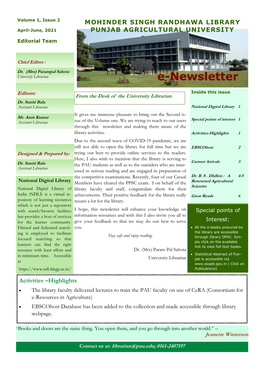 E-Newsletter