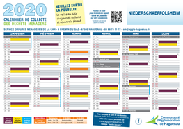 Calendrier OM 2020 Niederschaeffolsheim
