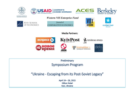 Symposium Program “Ukraine