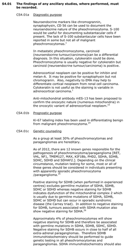 S4.01 the Findings of Any Ancillary Studies, Where Performed, Must Be Recorded