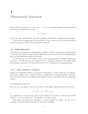 Nonparametric Regression