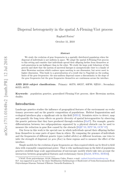 Dispersal Heterogeneity in the Spatial Λ-Fleming-Viot Process