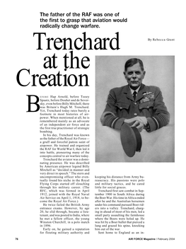 Trenchard at the Creation