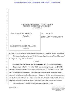 Case 2:21-Mj-00322-BAT Document 1 Filed 05/28/21 Page 1 of 36