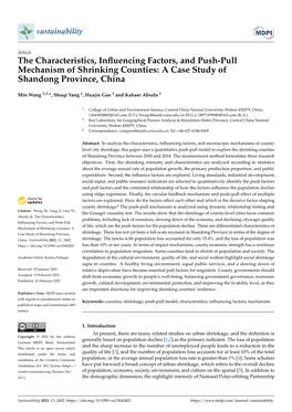 The Characteristics, Influencing Factors, and Push-Pull Mechanism