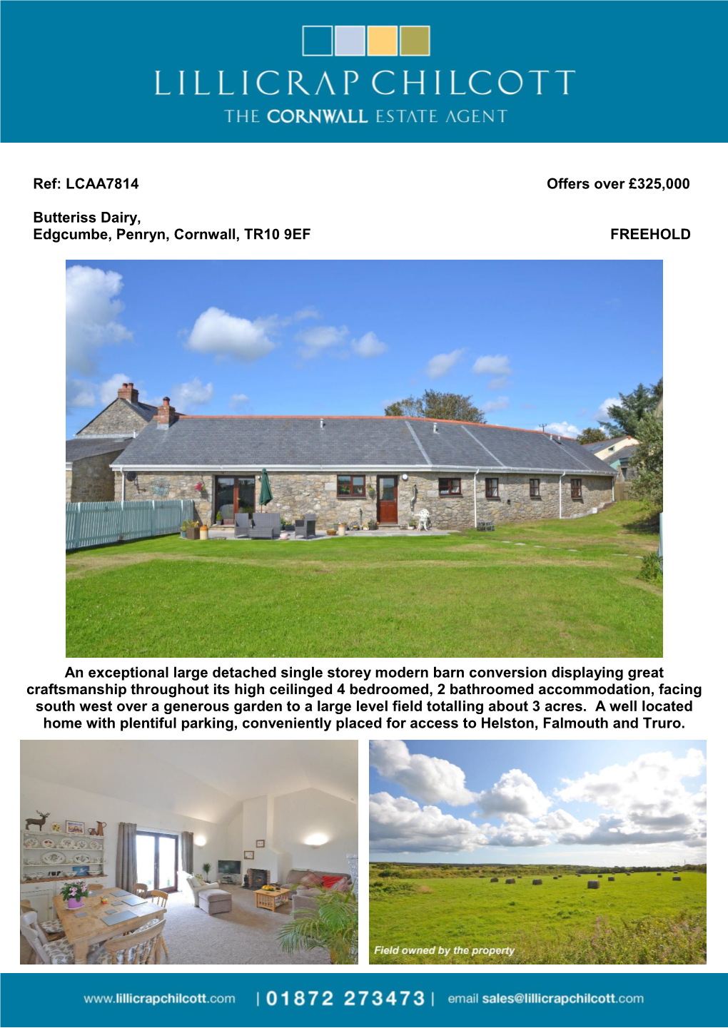 Ref: LCAA7814 Offers Over £325,000