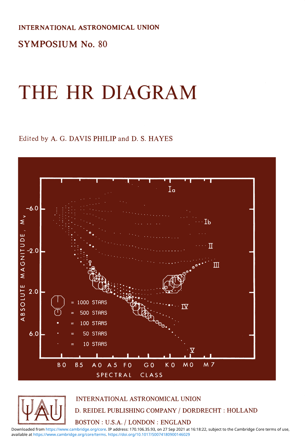 The Hr Diagram