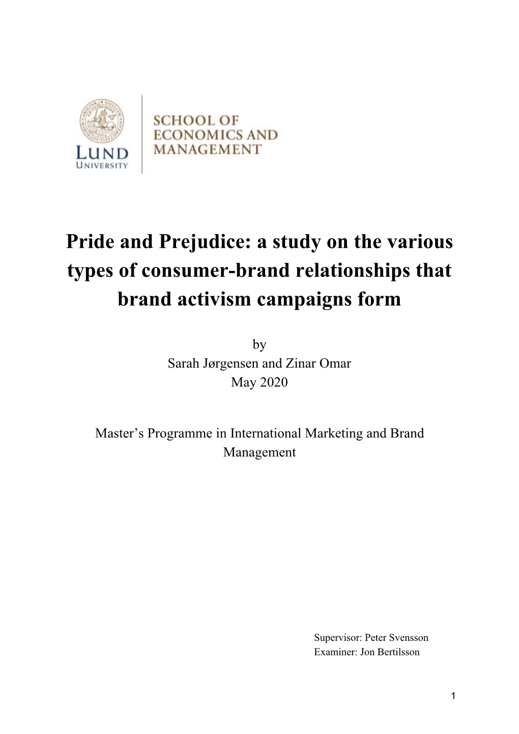 A Study on the Various Types of Consumer-Brand Relationships That Brand Activism Campaigns Form