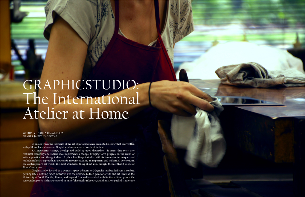 The International Atelier at Home