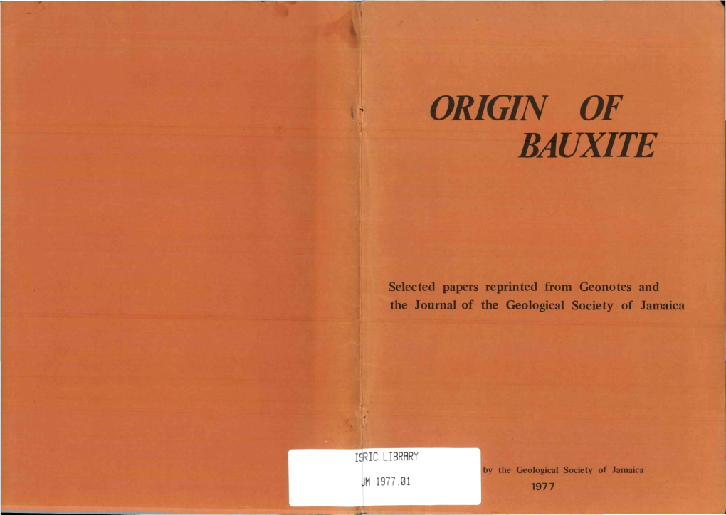 Origin of Bauxite