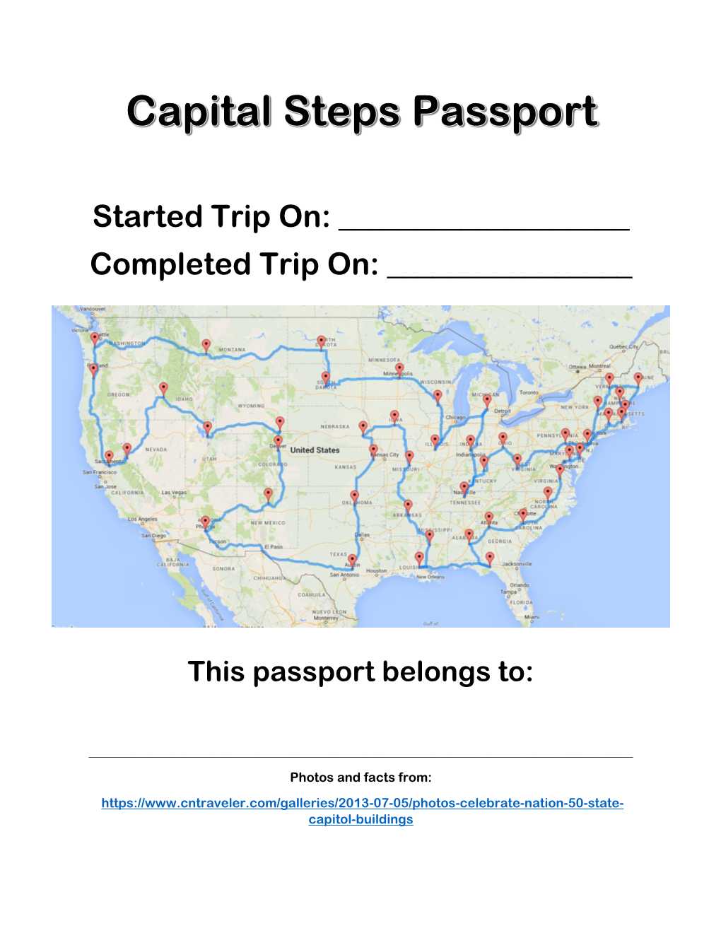 Capital Steps Passport