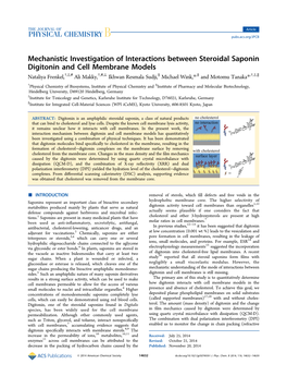 Mechanistic Investigation of Interactions Between Steroidal