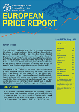 Globefish European Fish Price Report