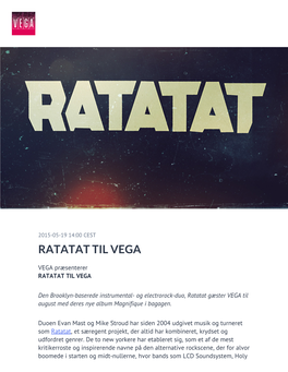 Ratatat Til Vega