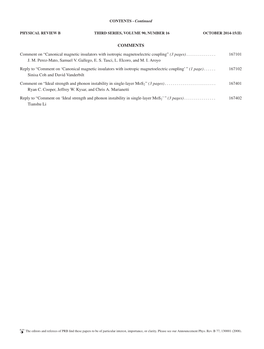 Table of Contents (Print, Part 1)