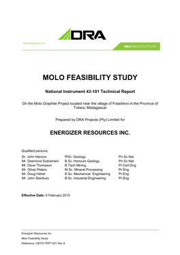 Molo Feasibility Study