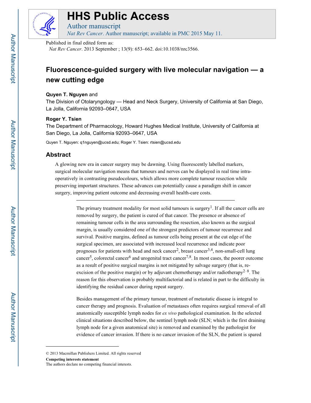 HHS Public Access Author Manuscript