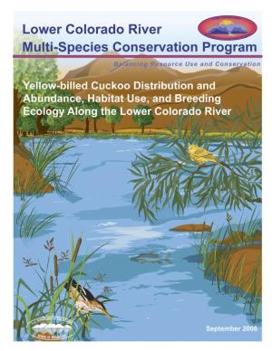 Yellow-Billed Cuckoo Distribution and Abundance, Habitat Use, And