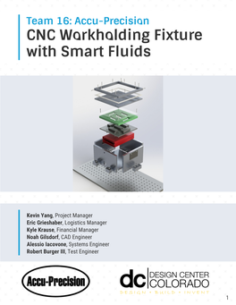 CNC Workholding Fixture with Smart Fluids