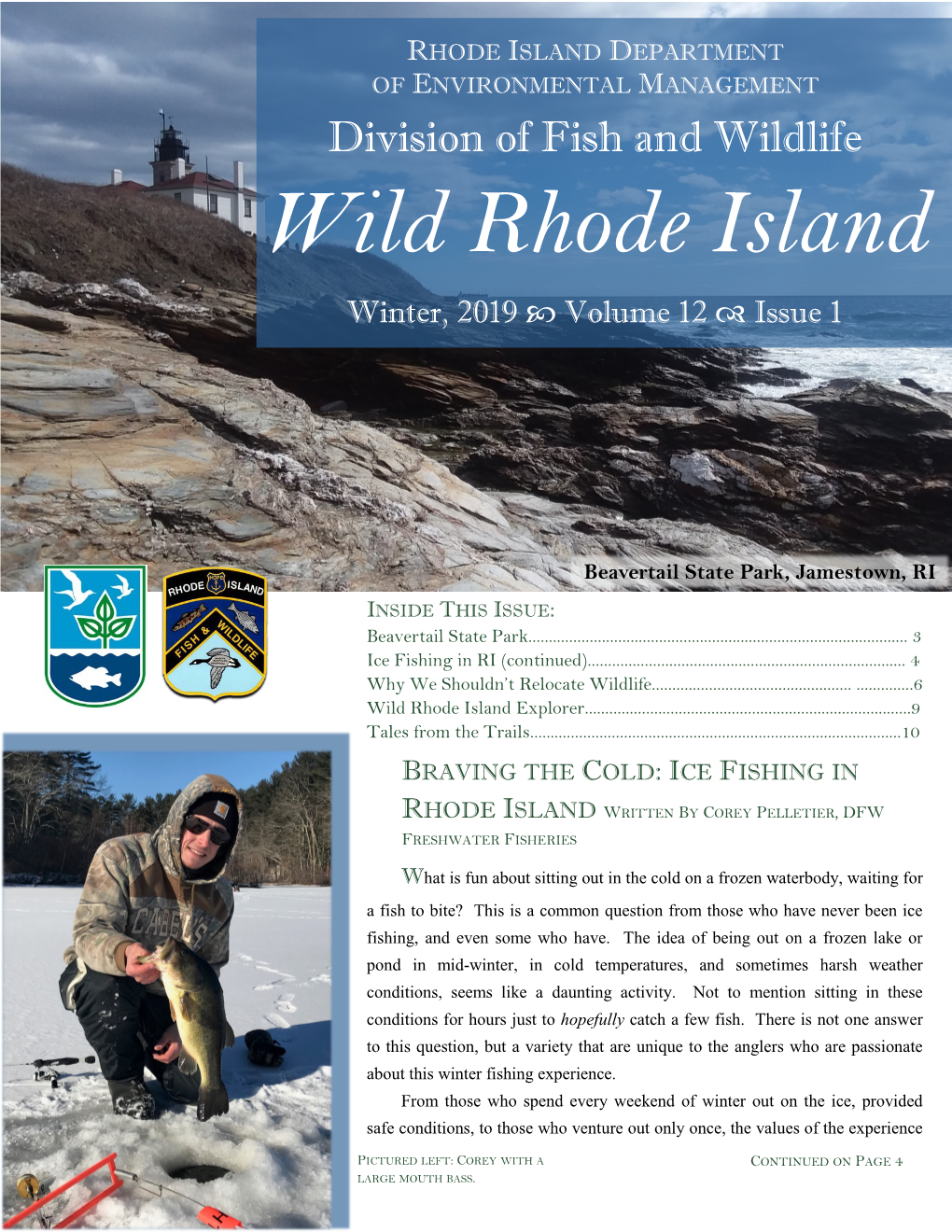 Wild Rhode Island Winter, 2019  Volume 12  Issue 1