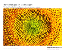 The World's Largest 500 Asset Managers