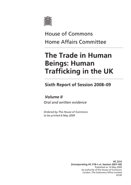 Human Trafficking in the UK