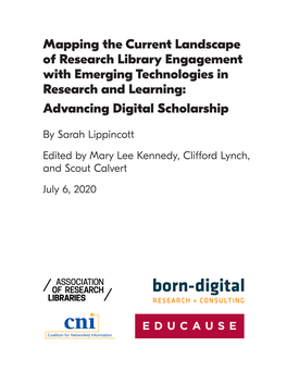 Advancing Digital Scholarship