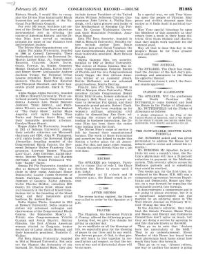 Congressional Record—House H1885
