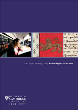 Cambridge University Library Annual Report 2008–2009 Detail of Coats of Arms of Statutes of 1570, Given to the University, Ca