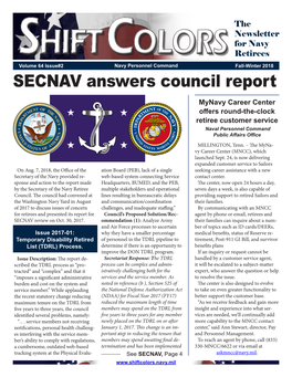 SECNAV Answers Council Report