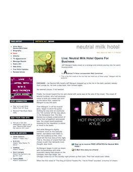 Neutral Milk Hotel Neutral Milk Hotel Biography News Mon