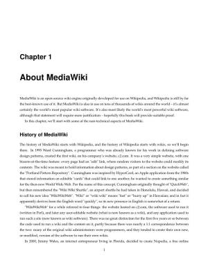 About Mediawiki