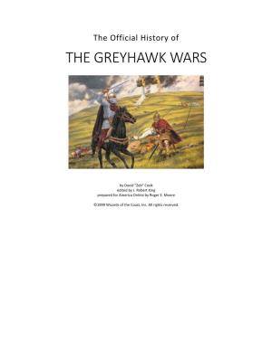 The Official History of the Greyhawk Wars