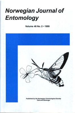 Norwegian Journal of Entomology