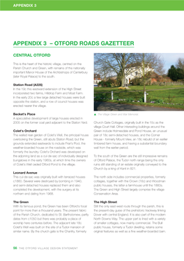 Appendix 3 – Otford Roads Gazetteer