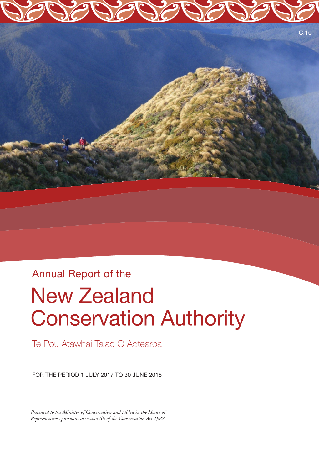 New Zealand Conservation Authority Annual Report 2017-2018