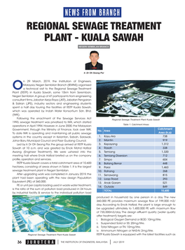 Regional Sewage Treatment Plant - Kuala Sawah