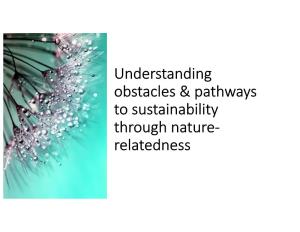 2. Pathways to Sustainability
