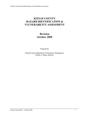 Kitsap County Hazard Identification & Vulnerability Assessment