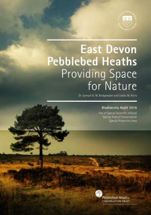 East Devon Pebblebed Heaths Providing Space for Nature Biodiversity Audit 2016 Space for Nature Report: East Devon Pebblebed Heaths