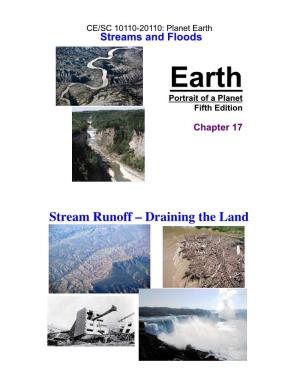 CE/SC 10110-20110: Planet Earth Streams and Floods Earth Portrait of a Planet Fifth Edition