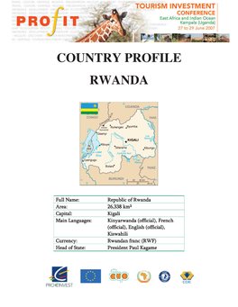 Country Profile Rwanda