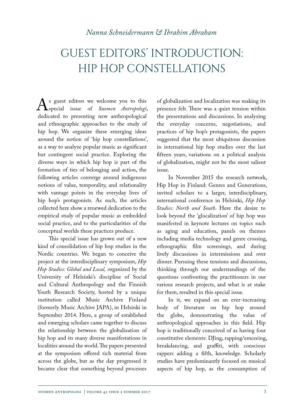 Hip Hop Constellations