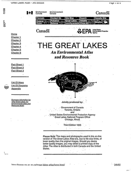 The Great Lakes: an Environmental Atlas and Resource Book
