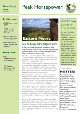 Eastern Moors: Came Into Effect on 22 May