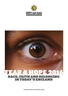 Fear & HOPE 2016