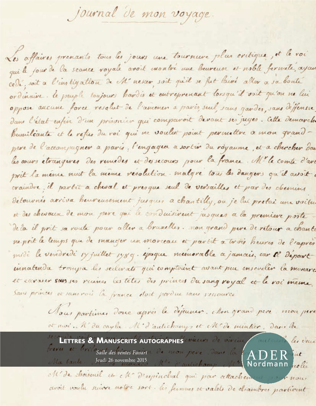 Lettres & Manuscrits Autographes