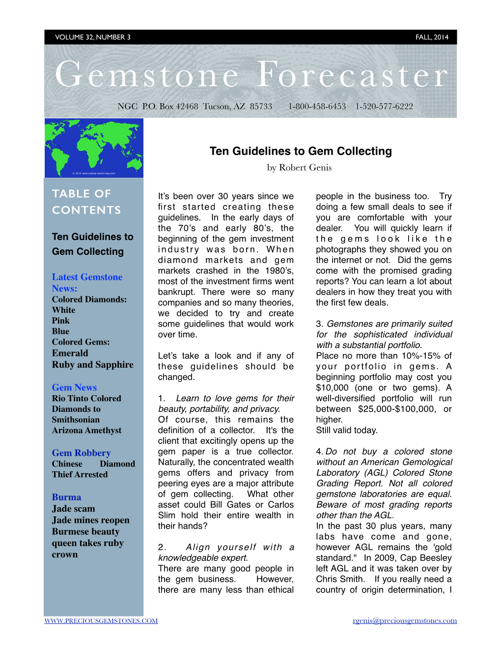 Gemstoneforecaster 32,#3 Master Copy