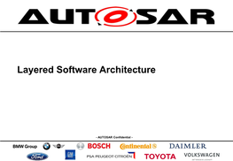 AUTOSAR Layered Software Architecture